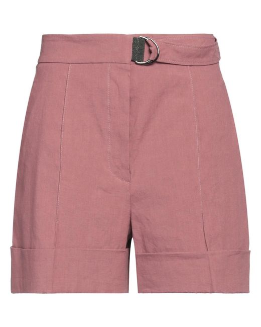 Brunello Cucinelli Pink Shorts & Bermuda Shorts
