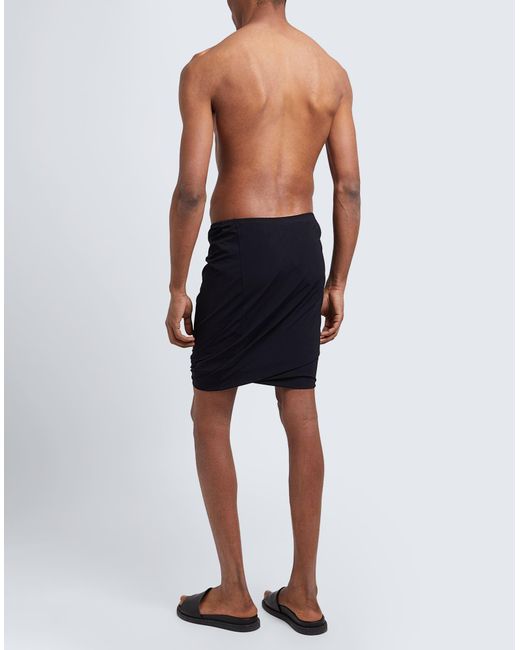 Rick Owens Blue Beach Shorts And Pants for men