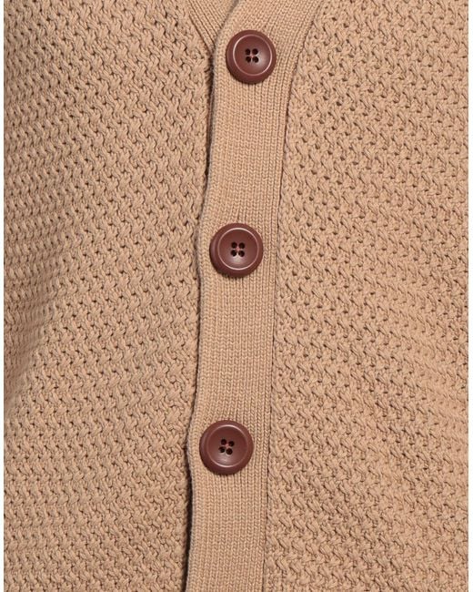 Sandro Natural Cardigan Cotton, Polyamide, Elastane for men