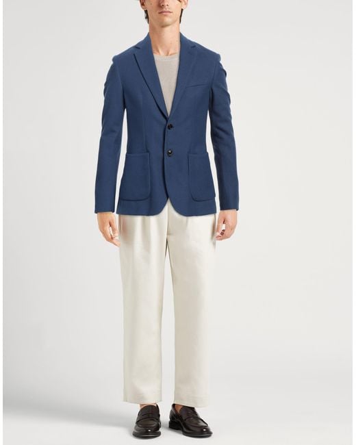 Liu Jo Blue Blazer Cotton for men