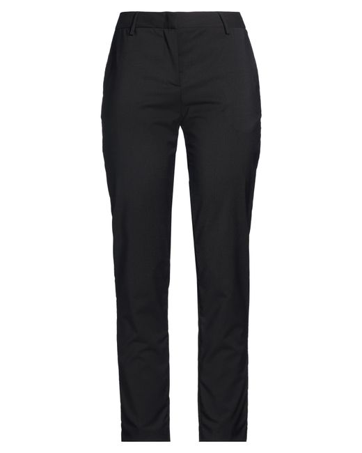 Tonello Black Pants Virgin Wool, Mohair Wool, Polyamide, Elastane
