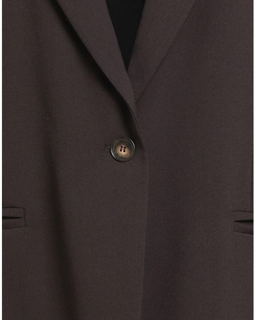 Kontatto Black Blazer Polyester, Viscose, Elastane