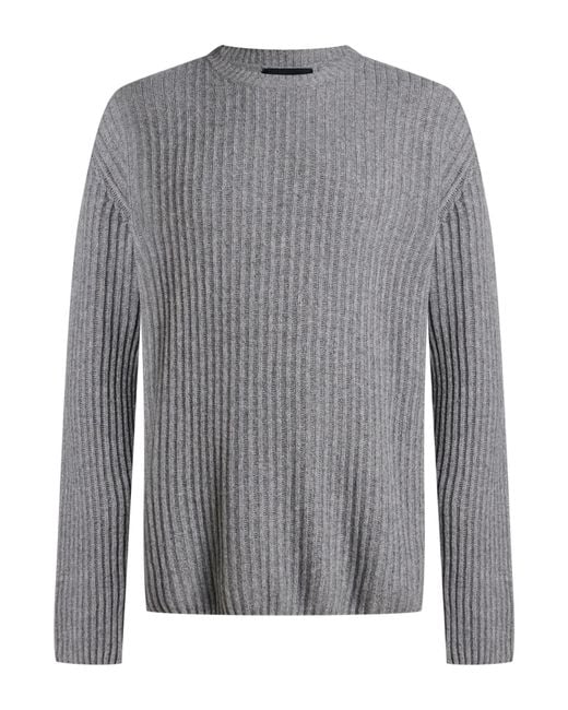 Officina 36 Gray Sweater Wool, Viscose, Polyamide, Cashmere for men