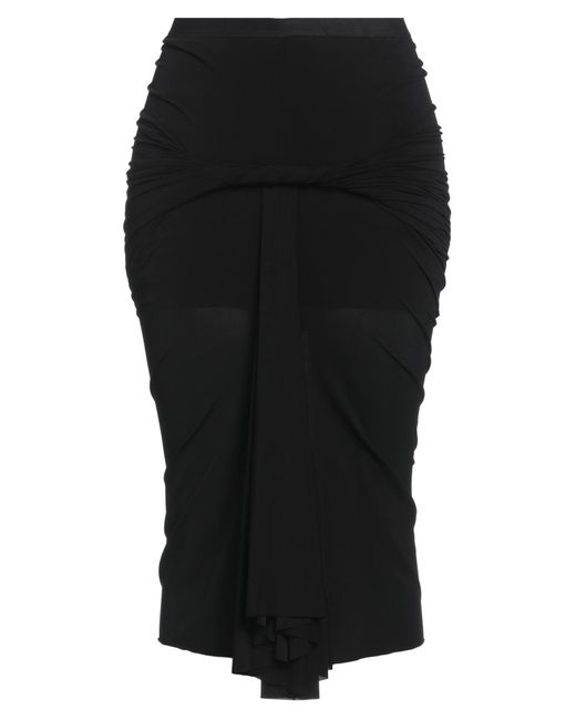 Gonna Midi di Rick Owens in Black