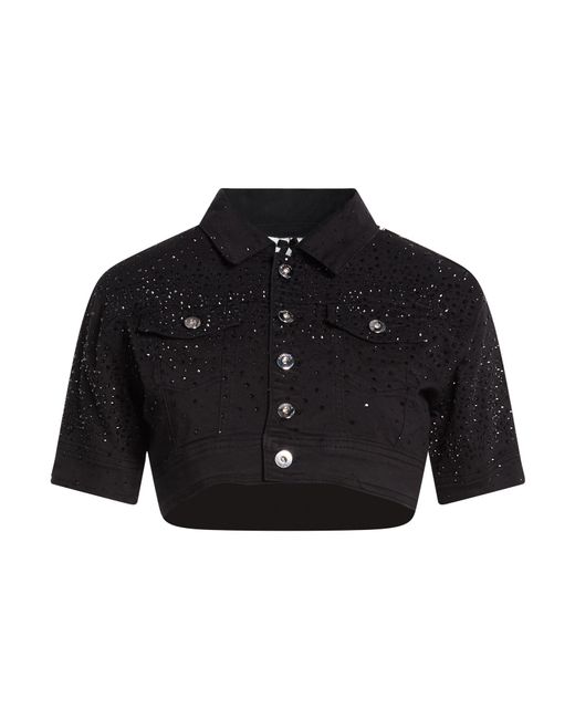 No Secrets Black Denim Outerwear