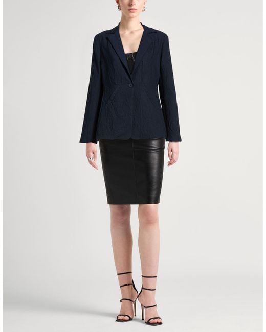 Kaos Blue Blazer Polyester, Viscose