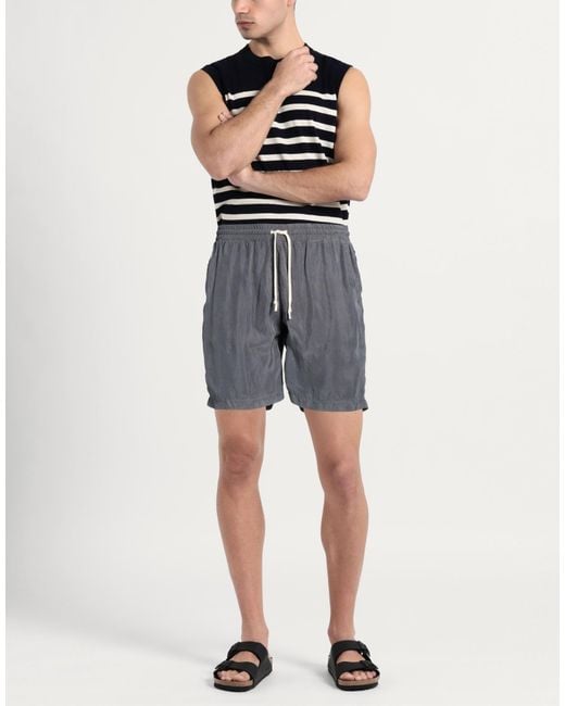 Daniele Fiesoli Gray Shorts & Bermuda Shorts for men