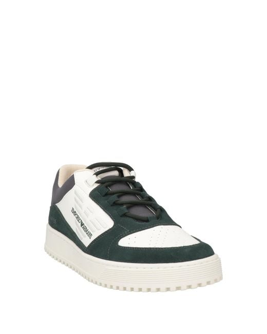 Emporio Armani Green Sneakers for men