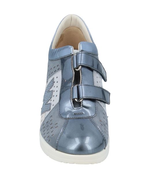Melluso Walk Blue Slate Sneakers Soft Leather
