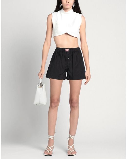 Willy Chavarria Black Shorts & Bermuda Shorts