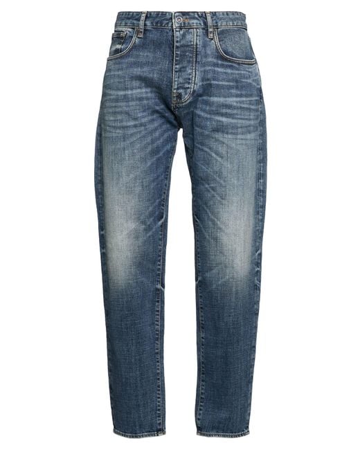ARMANI EXCHANGE Blue Jeans Cotton, Elastane for men