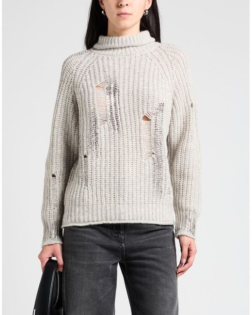 Alpha Studio Gray Turtleneck