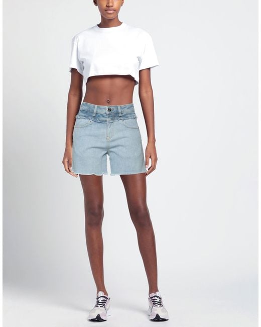 Pinko Blue Denim Shorts