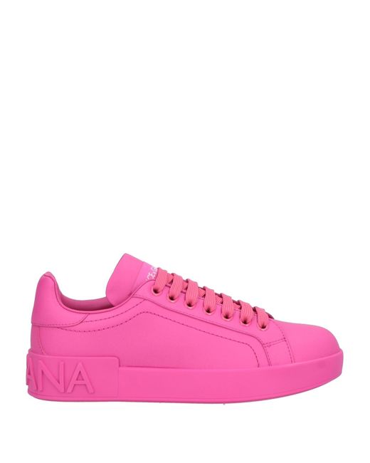 Dolce & Gabbana Pink Trainers