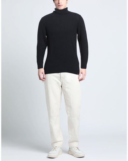 Brooksfield Blue Turtleneck for men