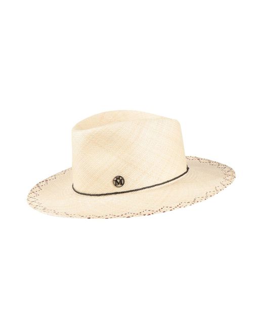 Maison Michel Hat Natural Raffia