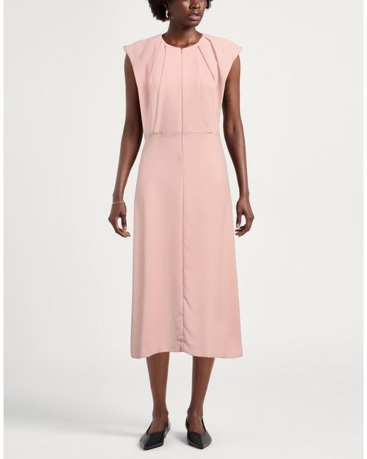 MEIMEIJ Pink Midi Dress Polyester