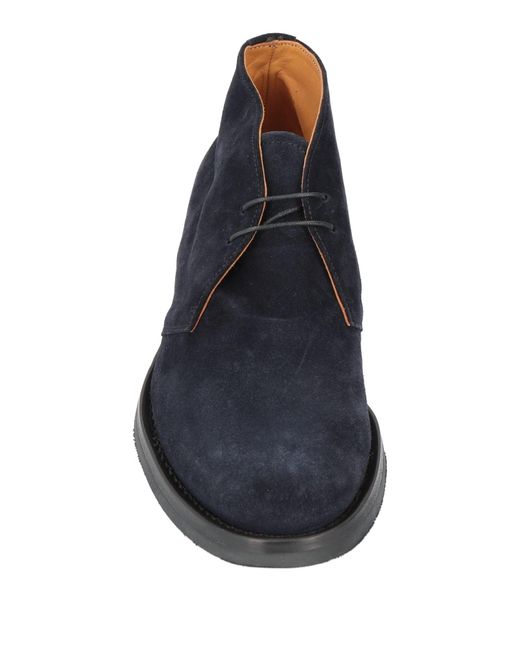 FRANCESCO PACE Blue Ankle Boots for men