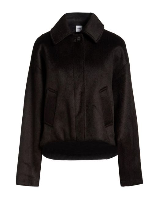 Aspesi Black Jacket Acrylic, Viscose, Polyester