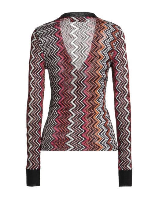 Missoni Brown Cardigan Viscose, Wool