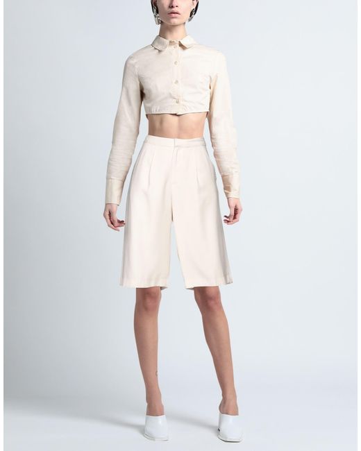 Shorts E Bermuda di Oval Square in White