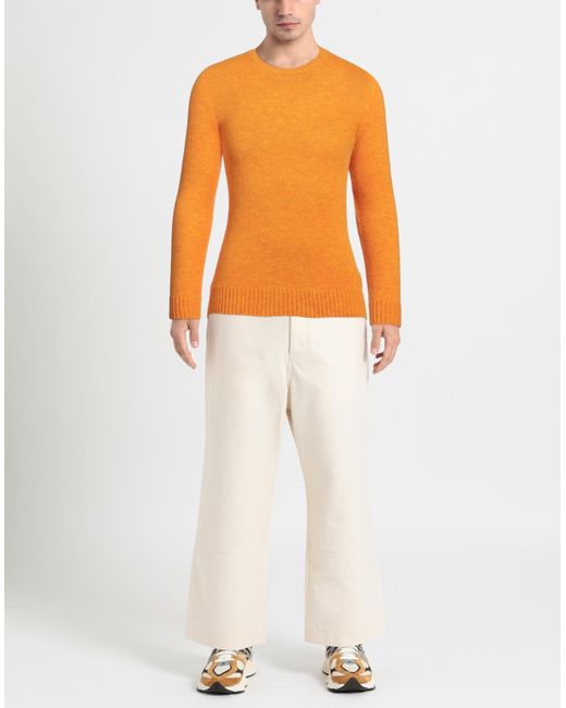 Zanone Orange Sweater for men