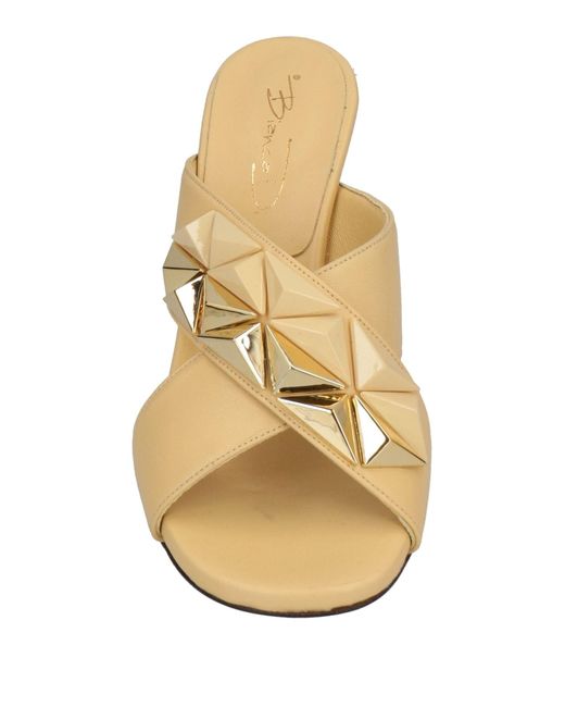 Bianca Di Metallic Sandals