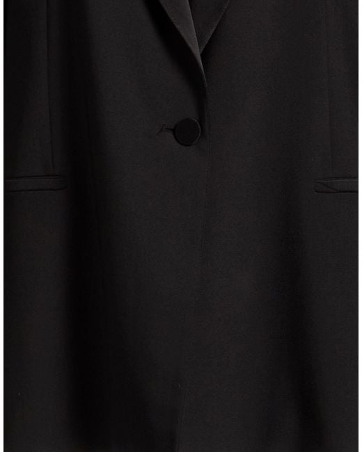 Antonelli Black Blazer Polyester, Virgin Wool, Elastane