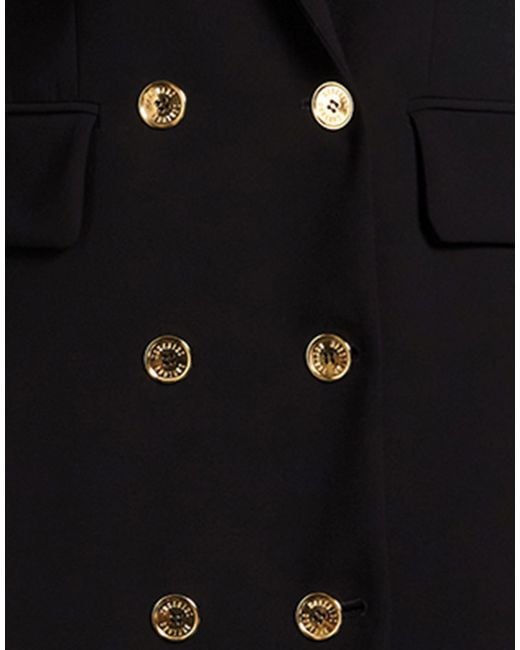Moschino Black Midi Dress Polyester, Elastane