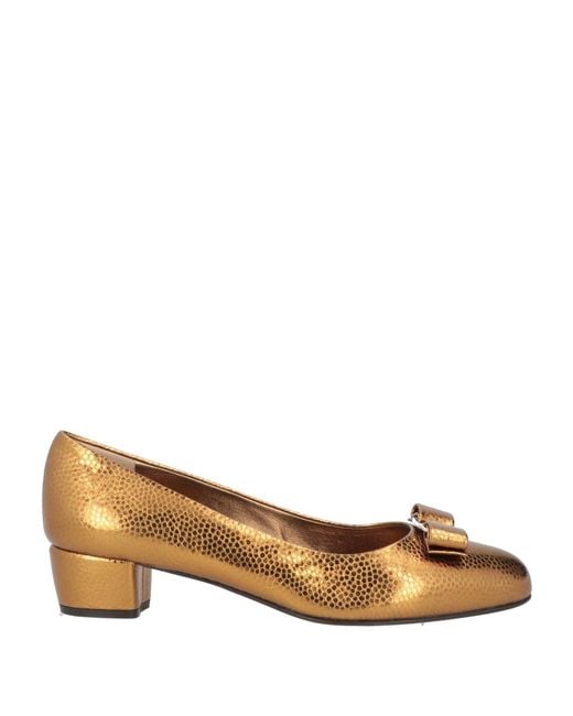 Ferragamo Brown Pumps