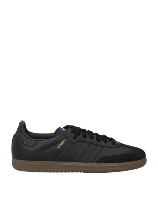 Adidas Originals Black Sneakers Leather, Synthetisches Material