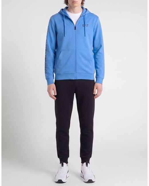 EA7 Blue Sweatshirt for men