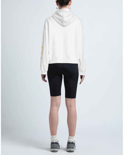 Chloé White Graphic-Print Hooded Sweatshirt