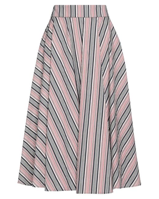 Liviana Conti White Midi Skirt
