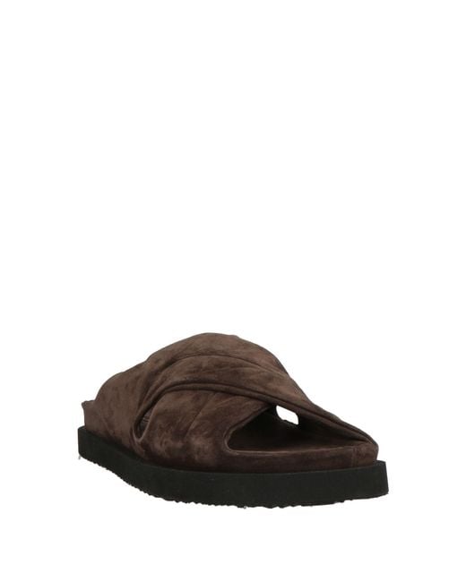Officine Creative Brown Sandals Leather for men