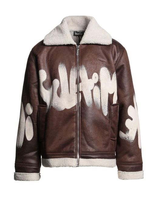DISCLAIMER Brown Jacket for men