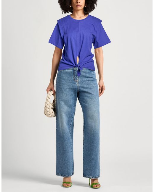 Isabel Marant Blue T-Shirt Cotton