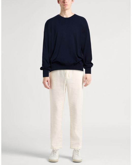 Roberto Collina Blue Midnight Sweater Cotton for men