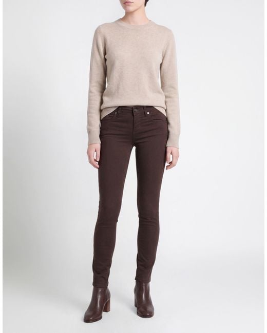 Liu Jo Brown Dark Jeans Cotton, Polyester, Elastane