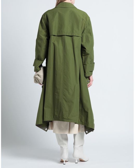 Burberry Green Overcoat & Trench Coat