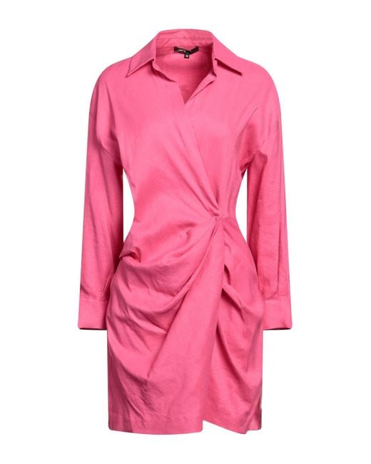 Maje Pink Mini Dress