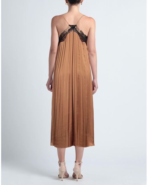 Liu Jo Brown Midi Dress
