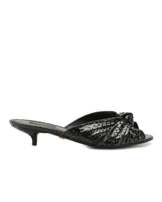 Sandales Dolce & Gabbana en coloris Black