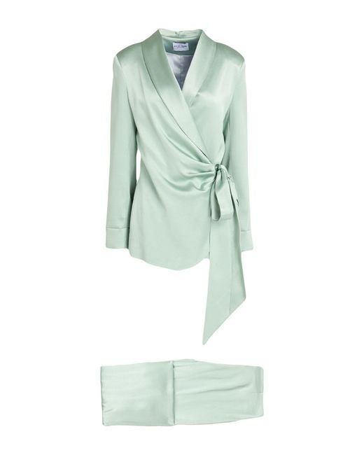 ATELIER LEGORA Green Suit Viscose, Polyamide, Elastane