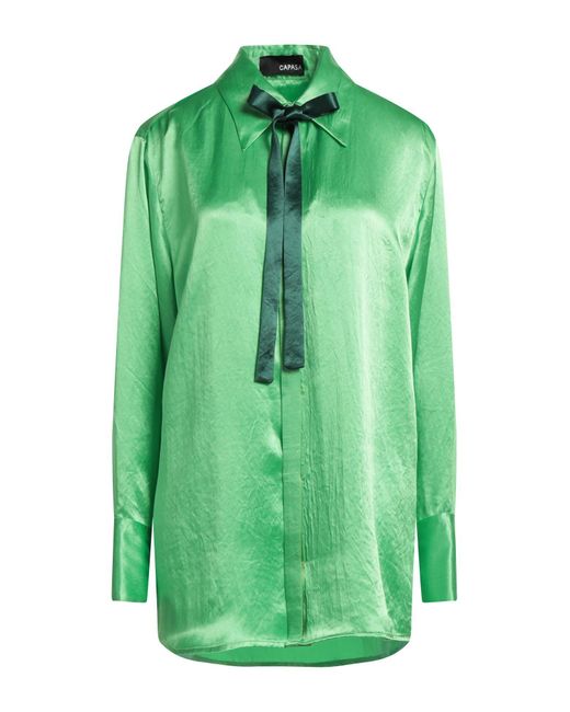 CAPASA MILANO Green Shirt Acetate