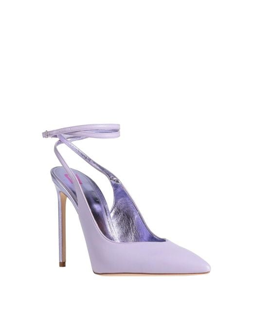 Bettina Vermillon White Lilac Pumps Rubber, Leather