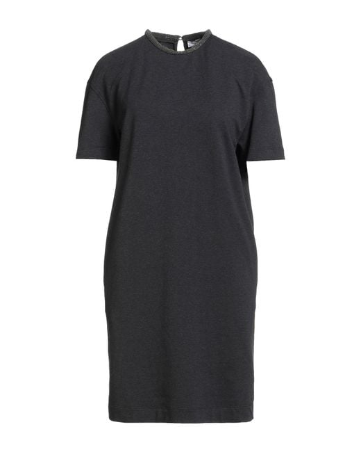 Brunello Cucinelli Black Mini Dresses