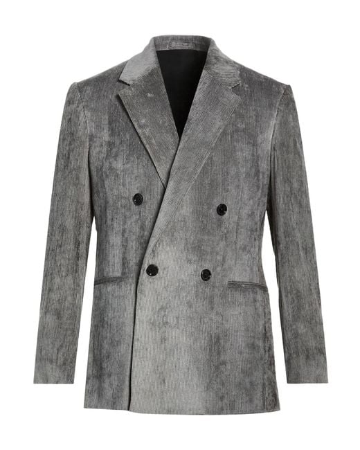 Lardini Gray Blazer Viscose, Cotton, Elastane for men