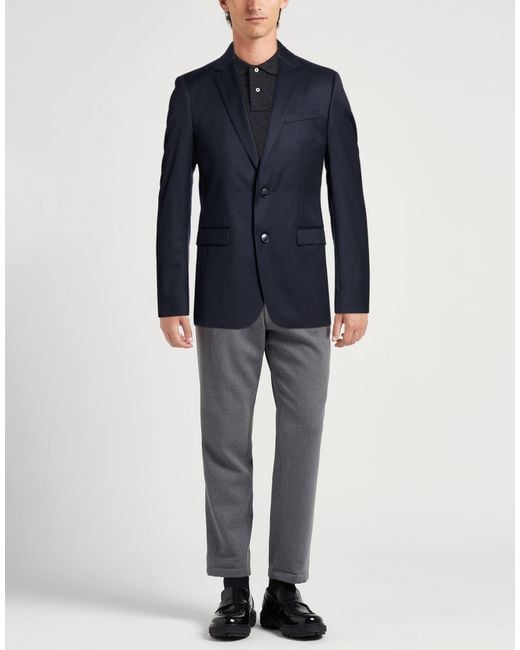 HUGO Blue Midnight Blazer Virgin Wool for men