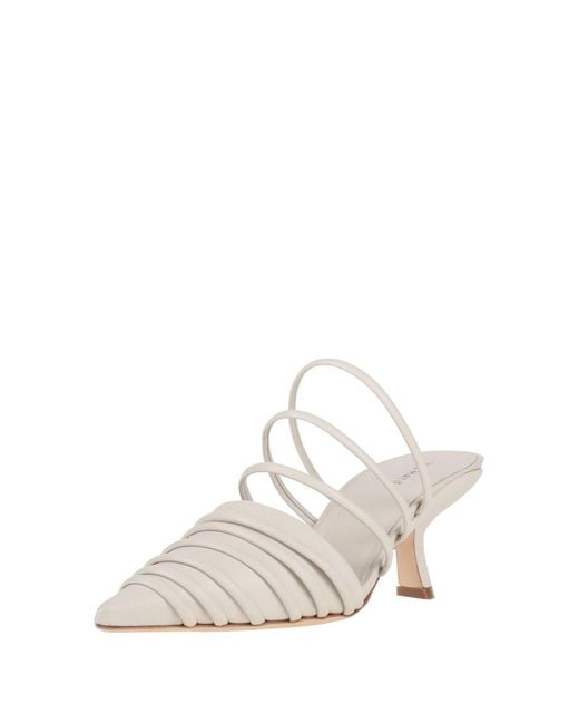 Vic Matié White Mules & Clogs